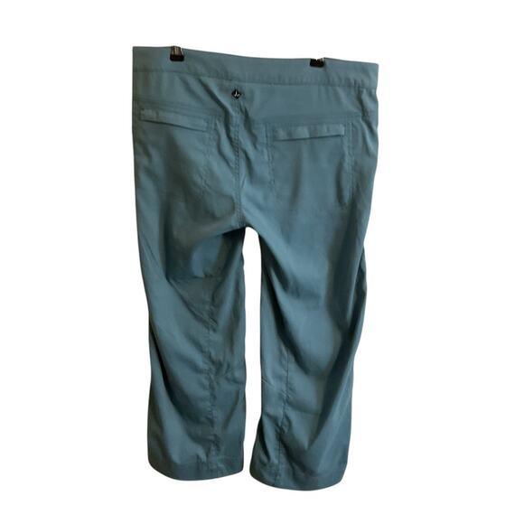 Prana Pants Woman’s Sz 6 Outdoor Hiking Trekking Camping Capri Cropped Blue - Picture 7 of 11